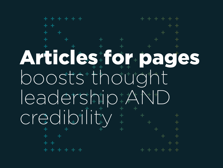 Why You Should Use LinkedIn’s New “Articles for Pages” Feature